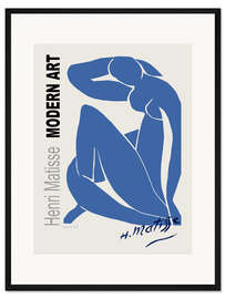 Gerahmter Kunstdruck The Nude, 1952 - Henri Matisse