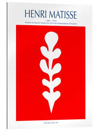 Gallery print White Palm on Red Background, 1947