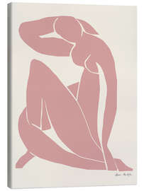 Tableau sur toile Pink Nude