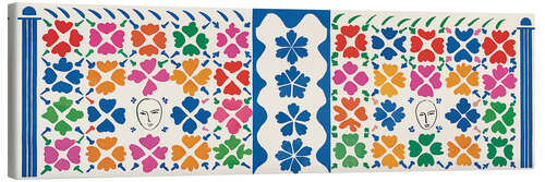 Lærredsbillede Large Decoration with Masks, 1953 II
