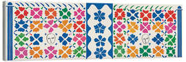 Lærredsbillede Large Decoration with Masks, 1953 II - Henri Matisse