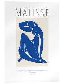 Obraz na szkle akrylowym I don't paint things - quote from Matisse - Henri Matisse