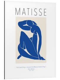 Alubild I don't paint things - Zitat von Matisse - Henri Matisse