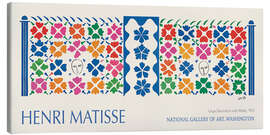 Tableau sur toile Large Decoration with Masks, 1953 I - Henri Matisse
