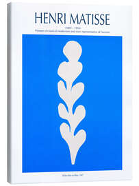 Canvas print White Palm on Blue, 1947