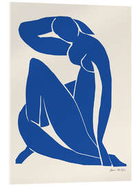 Quadro em acrílico Blue Nude