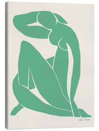 Tableau sur toile Green Nude