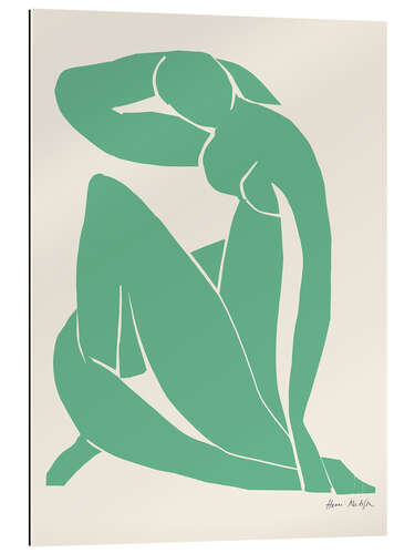 Cuadro de plexi-alu Green Nude