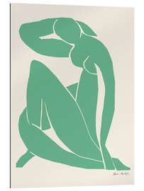 Cuadro de plexi-alu Green Nude