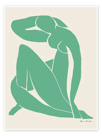 Plakat Green Nude - Henri Matisse