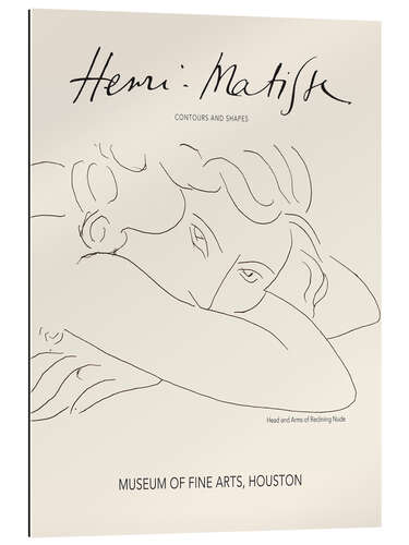 Gallery print Head and Arms of Reclining Nude