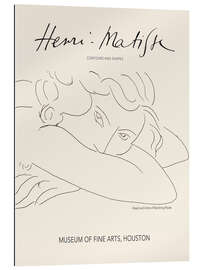 Cuadro de plexi-alu Head and Arms of Reclining Nude