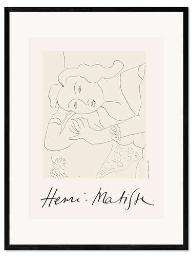 Gerahmter Kunstdruck Head of a Woman, 1941