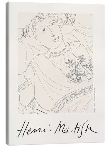Obraz na płótnie Image of Lydia in a Romanian Blouse, 1936