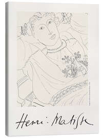 Obraz na płótnie Image of Lydia in a Romanian Blouse, 1936 - Henri Matisse