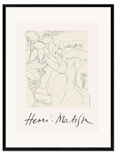 Gerahmter Kunstdruck Image of Seated Woman, 1941