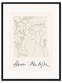 Gerahmter Kunstdruck Image of Seated Woman, 1941