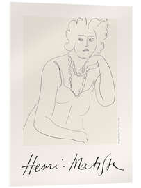 Acrylglasbild Image of Collier Pour Femme, 1943 - Henri Matisse