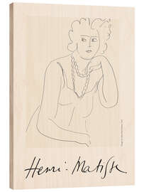 Wood print Image of Collier Pour Femme, 1943 - Henri Matisse