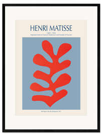Framed art print Red Algae on Sky Blue Background, 1952