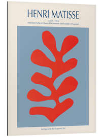 Magnettafel Red Algae on Sky Blue Background, 1952