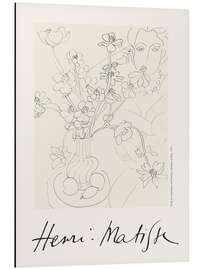 Alubild Study for Anemones and Woman, Harmony in Blue, 1937