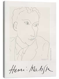 Obraz na płótnie Portrait of Louis Aragon, 1943 - Henri Matisse