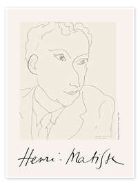 Wall print Portrait of Louis Aragon, 1943 - Henri Matisse