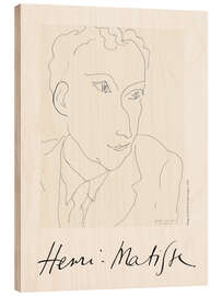 Wood print Portrait of Louis Aragon, 1943 - Henri Matisse