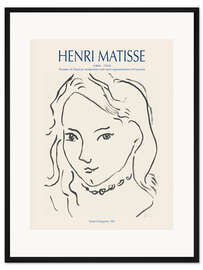 Gerahmter Kunstdruck Portrait of Marguerite, 1907