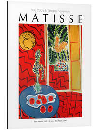 Magnettafel Red Interior - Still Life on a Blue Table, 1947