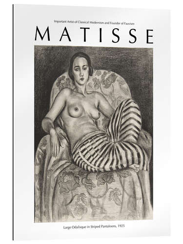 Gallery print Large Odalisque in Striped Pantaloons, 1925
