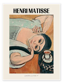 Poster Laurette With a Cup of Coffee, 1917