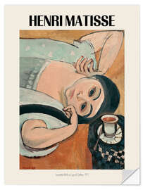 Wandsticker Laurette With a Cup of Coffee, 1917