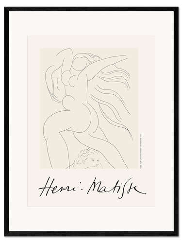 Ingelijste kunstdruk Toast, Plate One From Poesies De Mallarmé, 1932