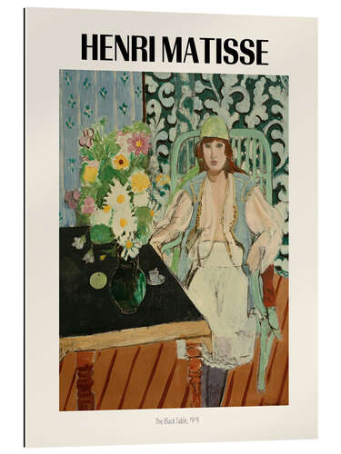 Stampa su plexi-alluminio The Black Table, 1919