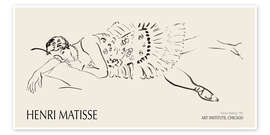 Wall print Dancer Resting, 1927 - Henri Matisse