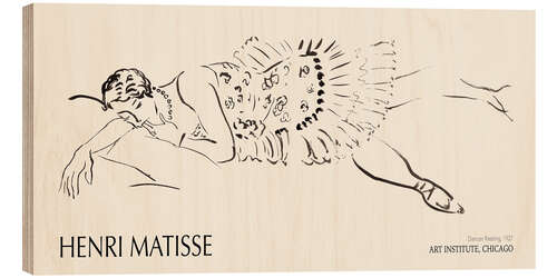 Wood print Dancer Resting, 1927