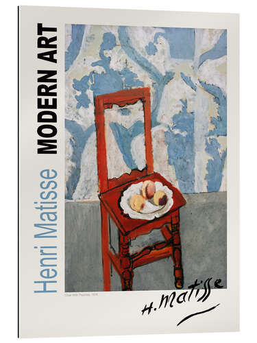 Quadro em plexi-alumínio Chair With Peaches, 1918