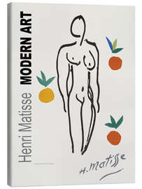 Obraz na płótnie Female Nude With Oranges