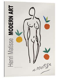 Cuadro de plexi-alu Female Nude With Oranges