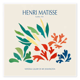 Póster Acanthes, 1954 - Henri Matisse