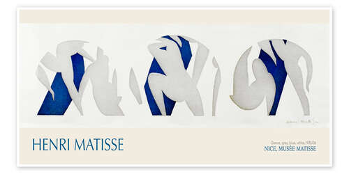 Plakat Dance, grey, blue, white, 1935/36