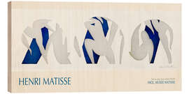 Print på træ Dance, grey, blue, white, 1935/36