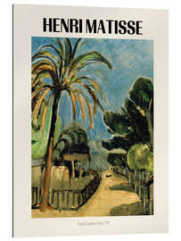 Stampa su plexi-alluminio English Garden in Nice, 1918