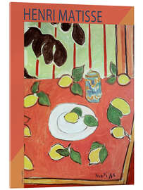 Tableau en verre acrylique Lemons, undated
