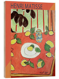 Print på træ Lemons, undated