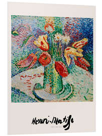 Hartschaumbild Tulipes Perroquets (Papageientulpen), 1905