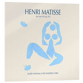 Obraz na szkle akrylowym Blue Nude, the frog, 1952 - Henri Matisse