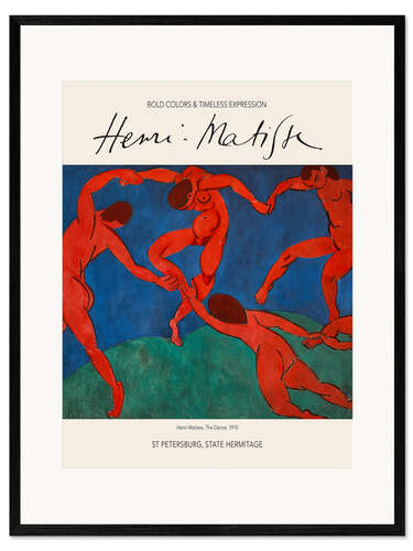 Framed art print The Dance, 1910 II